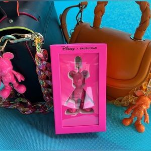 BaubleBar Mickey Keychain / Bagcharm PINK